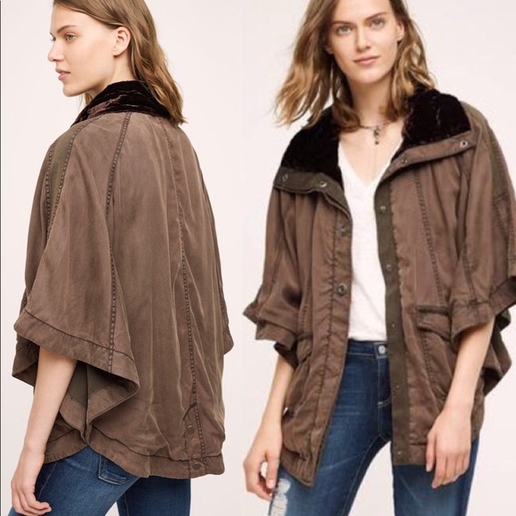Anthropologie Jackets & Blazers - Hei Hei Todra utility cape jacket